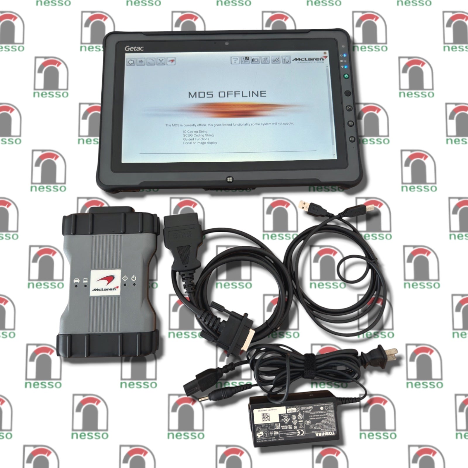 Getac F-110 Offline Mclaren MDS Diagnostics Tool