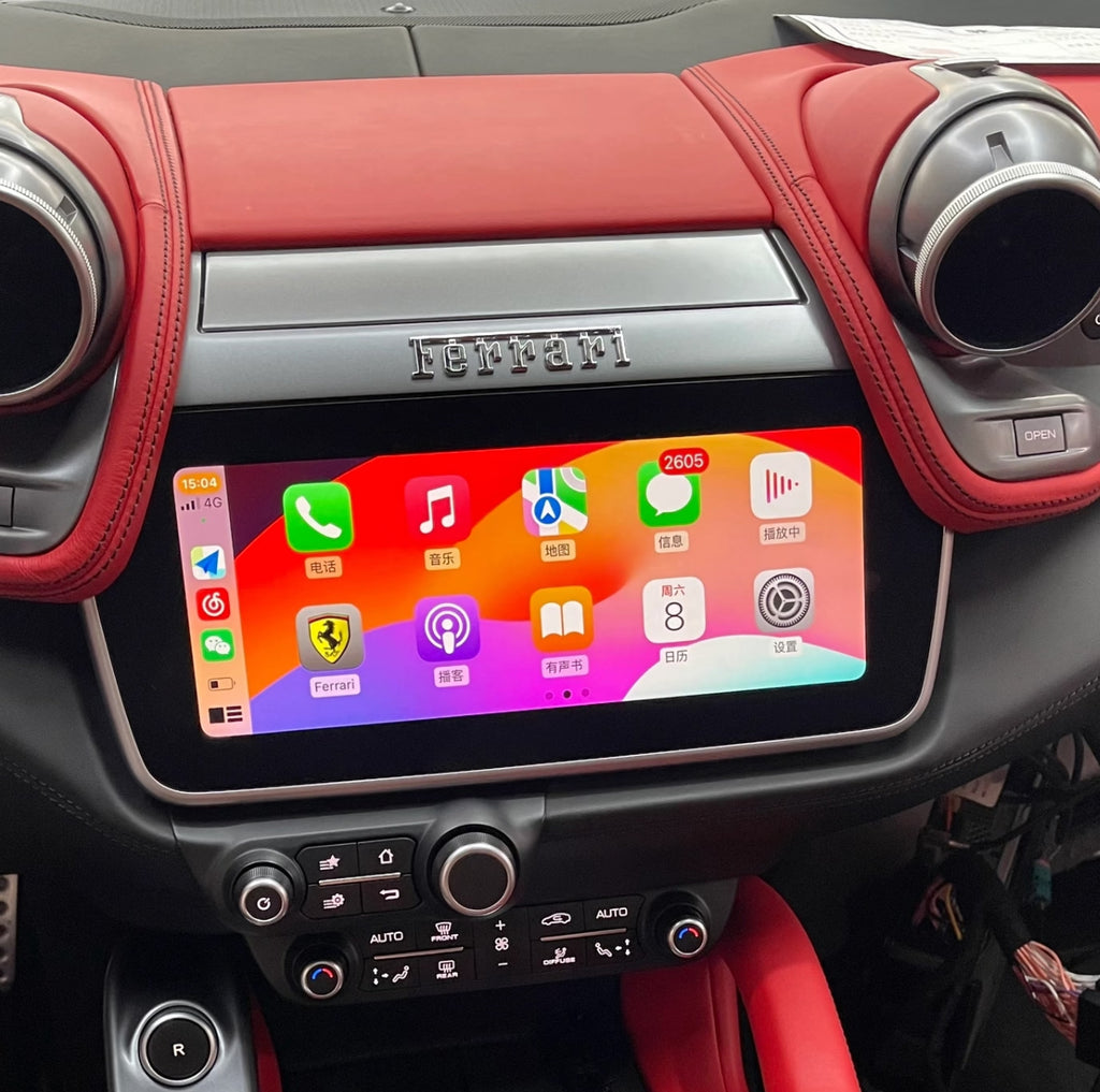 Ferrari GTC4 Lusso F151M FRI Wireless Apple CarPlay Option Retrofitting Installation