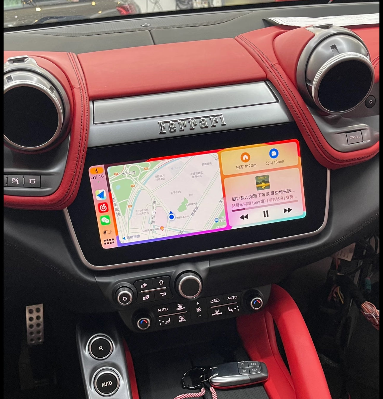 Wireless Apple CarPlay Retrofit kit Module Adaptor For Ferrari GTC4-Lusso