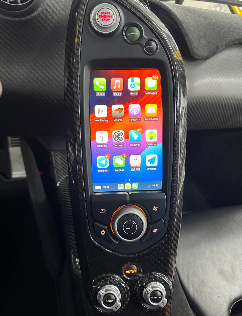 How to add MCL Apple CarPlay Option Feature on Mclaren   12C P1 570S 600LT 650S