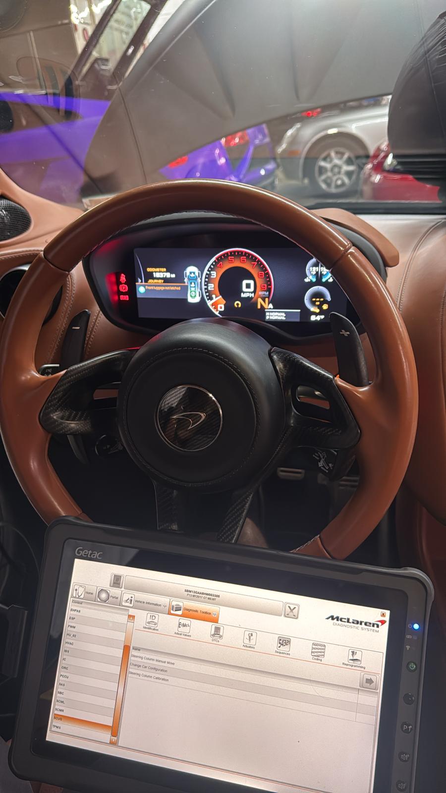 Getac F-110 Offline Mclaren MDS Diagnostics Tool