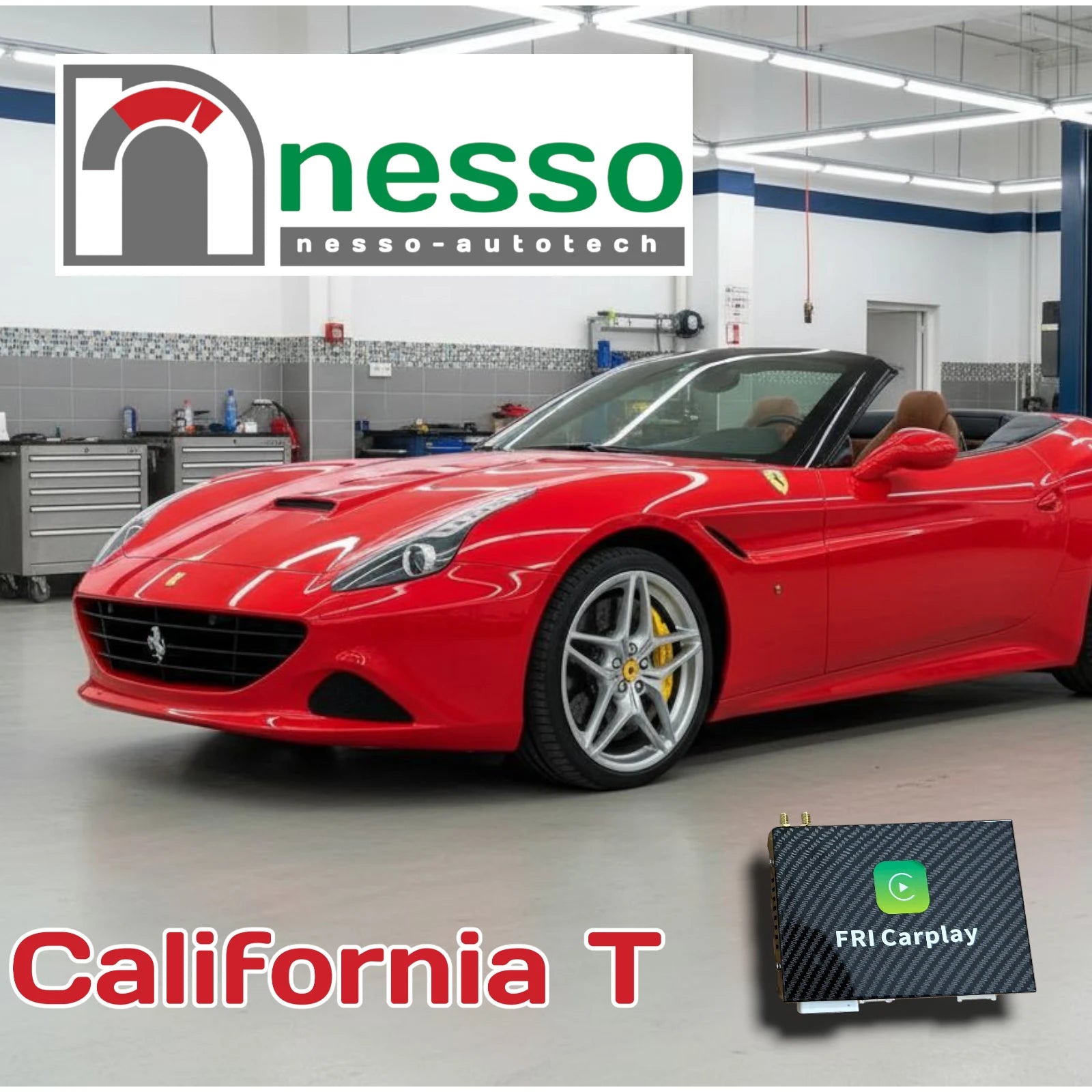 Wireless Apple CarPlay Retrofit kit Module Adaptor For Ferrari California T