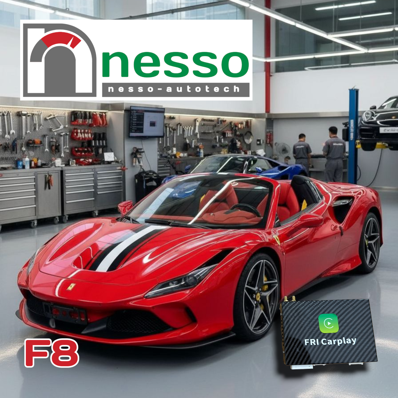Wireless Apple CarPlay Retrofit kit Module Adaptor For Ferrari F8