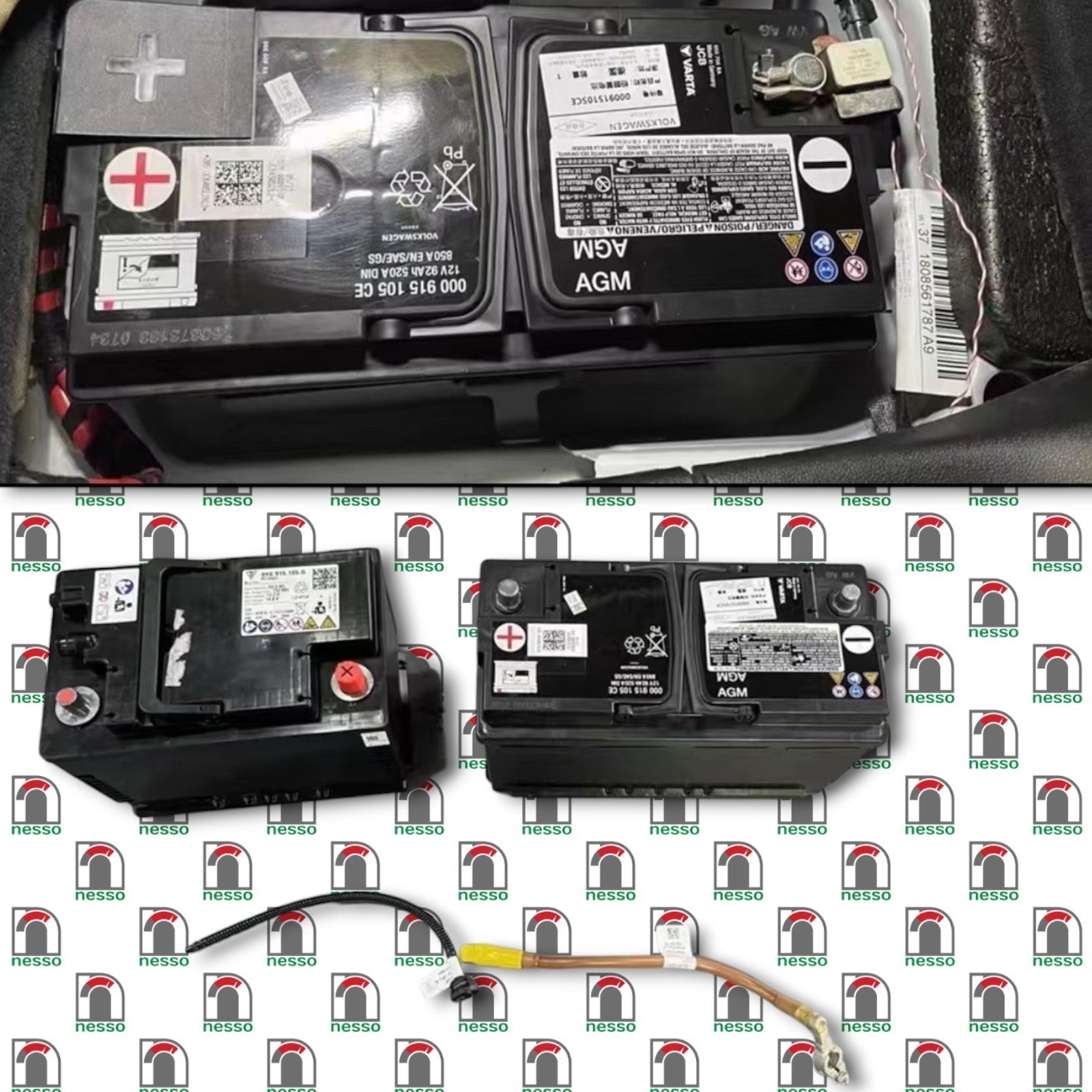 Lithium Battery to AGM Lead Acid Car Battery Conversion Kit For Lamborghini Urus